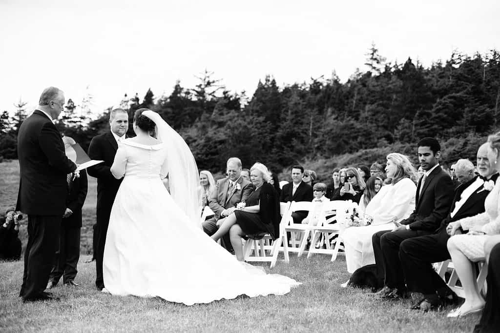 Outdoor Lopez Island wedding from Taylor'd Events Group | Belathee Photography 